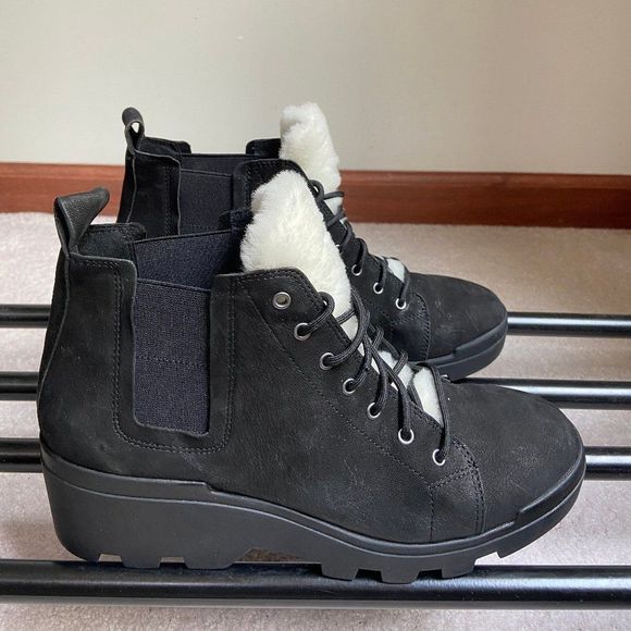 EILEEN FISHER Women Calm Leather Boots - NEW NWOB - Picture 6 of 8